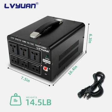 亞馬遜跨境專供升降變壓器110V轉220V轉換器雙向變壓器500-5000W【宜家良品百貨】