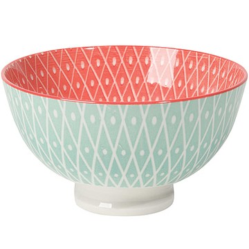 《NOW》圖騰餐碗-風箏藍S-- 飯碗 湯碗