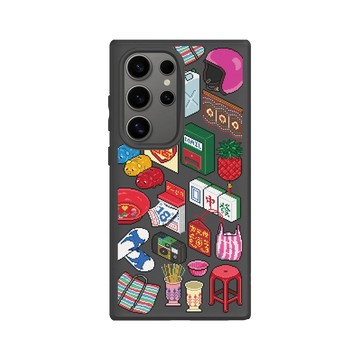 Galaxy S24 Ultra SolidSuit 黑 - 老屋顏 Old House Face - 像素百貨