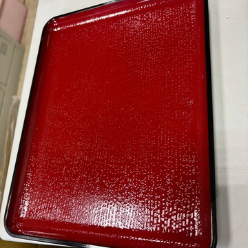 日式噴漆托盤【大正餐具批發】日式托盤 托盤 塑膠托盤 送餐盤 收餐盤 紅底托盤 毛巾盤 送餐托盤《出清專區》