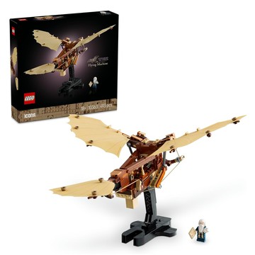 LEGO 李奧納多達文西飛行器積木組 Icons系列 益智拼砌玩具  1盒  李奧納多達文西的飛行機器