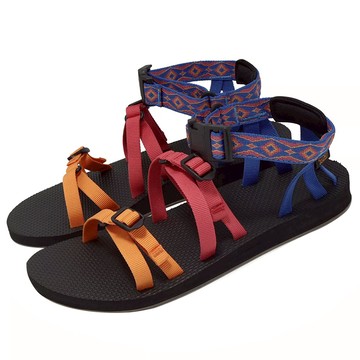 Teva Original Alp Revive 戶外機能織帶涼鞋 90年代復興  260mm  藍 + 紅 + 橘