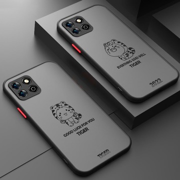 華為榮耀20手機殼親膚感鏡頭全包防摔榮耀20pro保護殼磨砂超薄半透明簡約創意男款新品祝你好運暢玩20手機殼