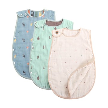 【Mesenfants】防踢被 六層紗布睡袋 日式嬰兒防踢被 防踢睡袍 小碼