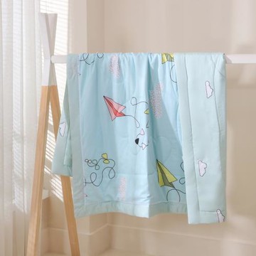 兒童天絲夏涼被寶寶冰絲空調被夏被幼兒園午睡小被子薄款夏天1.2m