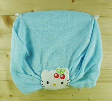 【震撼精品百貨】Hello Kitty 凱蒂貓 沐浴髮帶 藍【共1款】 震撼日式精品百貨