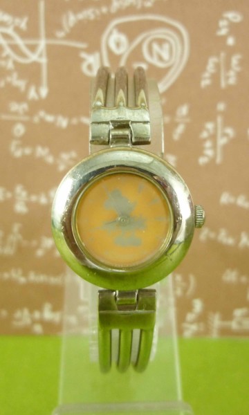 【震撼精品百貨】米奇/米妮_Micky Mouse~手錶-圓鍊式錶面-整身圖案-橘色【共1款】