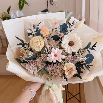 陽光森林太陽花束乾燥花 向日葵 畢業花束 畢業禮物 太陽花