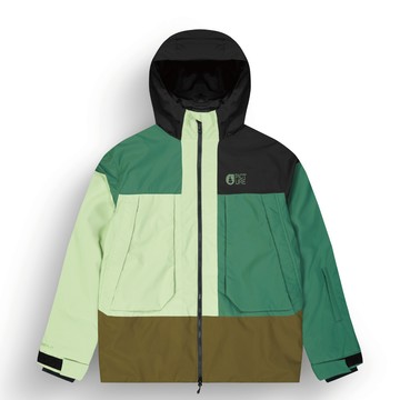 PICTURE 男防水透濕滑雪外套【黑-綠-淺綠】Citrik JKT MVT0577 (S-L)