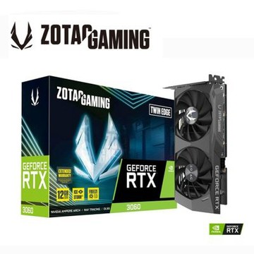 ZOTAC 索泰 RTX3060 Twin Edge 顯示卡