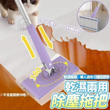 夾布式拖把 🪣平板拖把 洗臉巾拖把 除塵拖 乾溼拖 除塵拖把 懶人拖把 乾濕兩用 拖把 免洗拖把 平面拖把 KG687