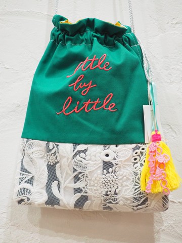 AMBER 琥珀手作素材館 × niko 束口袋斜背包