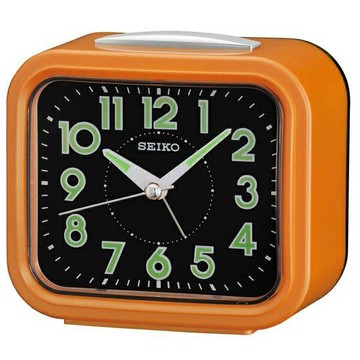 seiko SK037 精工 響鈴 靜音 貪睡鬧鐘(QHK023E)-菊/9.3X10.5cm｜樂天全館特惠中★指定刷卡回饋10%