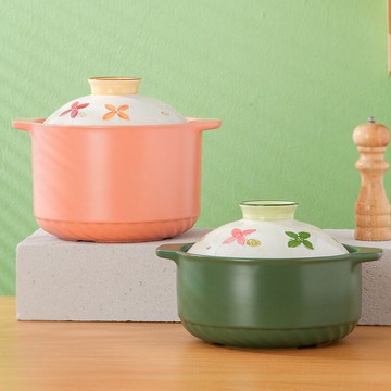 砂鍋燉鍋北歐輕奢陶瓷鍋網紅沙鍋湯煲瓦煲家用燃氣高顏值煲湯鍋