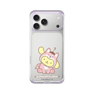 iPhone 17 Pro Max ClearX 夢透紫 - 三麗鷗-布丁狗30週年 PomPomPurin (30th Anniversary) - 柴犬變裝