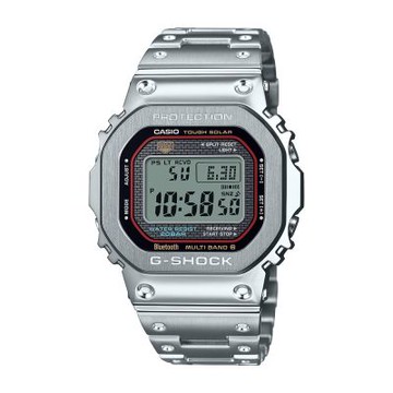 CASIO卡西歐 G-SHOCK 電波 藍牙 太陽能電力 承襲初代 致敬創新  全金屬 經典系列 GMW-B5000D-1C_43.2mm