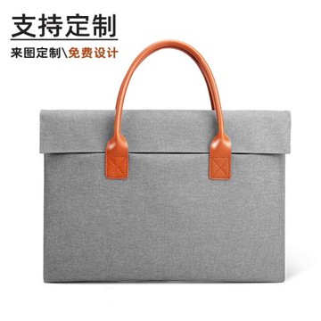 跨境專供現貨電腦包定制提文件袋輕便大容量A4檔案資料包印圖案