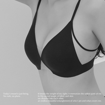 sexy comfy｜輕量小性感網紗拼接薄襯無痕無鋼圈內衣