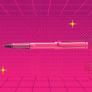 【雷雕刻字2026】LAMY 鋼珠筆 限量獨家 / SAFARI / 霓虹粉