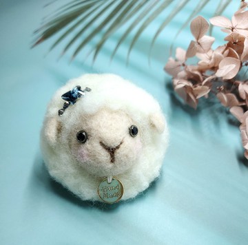 綿羊羊毛氈兒童髮夾 華麗初登場 綿羊變裝秀系列