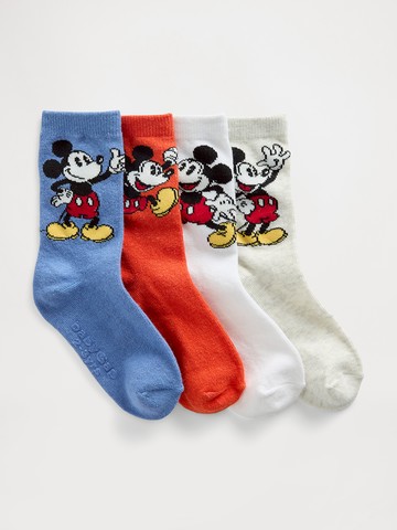 Gap × Disney迪士尼幼兒米奇老鼠中筒襪（4雙組）