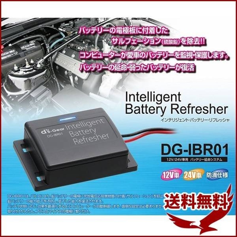 バッテリー 再生 パルス サルフェーション 硫酸鉛 除去 パルス充電器 コンパクト Dg Ibr01 インテリジェント 自転車 充電器 通販 Lineポイント最大0 5 Get Lineショッピング