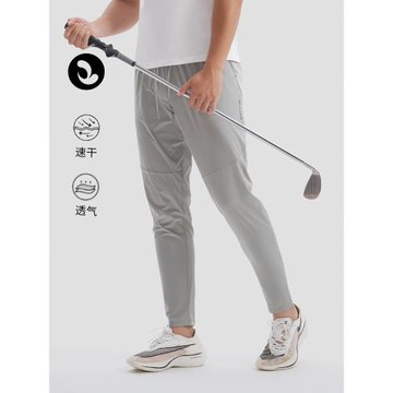 SOSOLEMON春夏高彈力專業訓練健身褲跑步速干輕薄運動提臀長褲 男