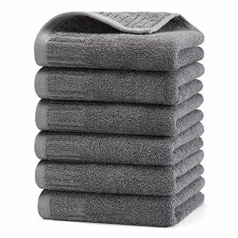 ハンドタオル 6枚セット 無地 グレー Tmvok タオル おしゃれ 綿100 瞬間吸水 速乾 35 35cm 厚手 抗菌防臭 家庭用 ホ 通販 Lineポイント最大get Lineショッピング