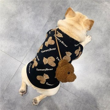 寵物狗狗春秋衛衣中小型犬泰迪比熊 巴哥柯基貓咪帶背包法斗衣服