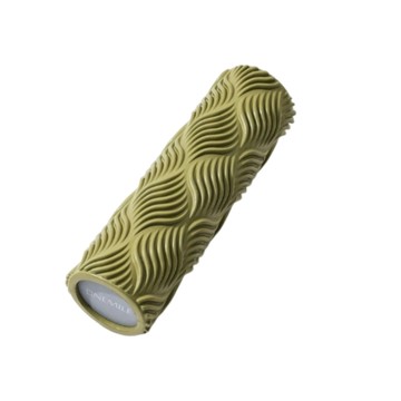 瑜珈用品 【一蒔】泡沫軸 實心泡沫軸 狼牙泡沫軸 居家健身器材 瑜伽柱滾軸 立體紋理泡沫軸 高密度滾筒 45CM