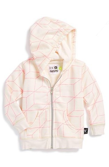 2014秋冬 NUNUNU 網格款連帽外套(中大童)