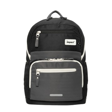 【IMPACT】怡寶 | 莫蘭迪系列成長型護脊書包-曜石黑 附腰帶 IM003051BK