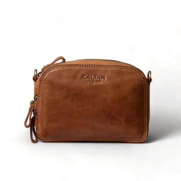 【CALTAN】真皮/斜背包 | 真皮分層多收納側背包-5487_五色