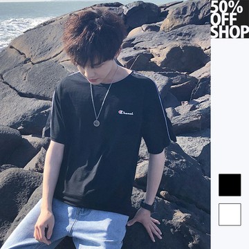 50%OFF SHOP LOGO小標街頭簡約百搭TEE【001493AAAA】