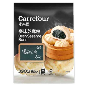 家樂福麥味芝麻包