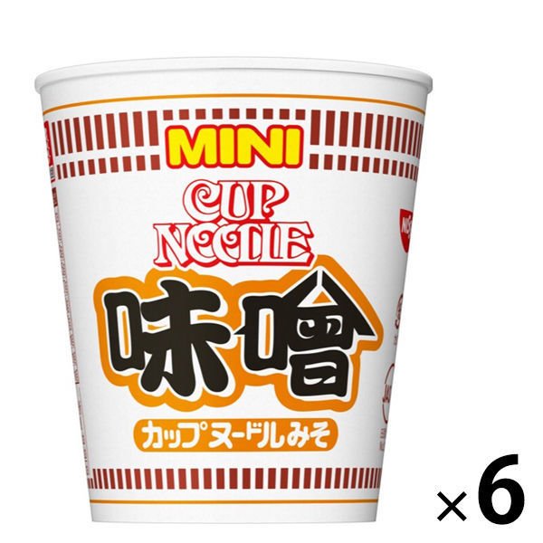 日清食品日清食品 カップヌードル 味噌ミニ 6個