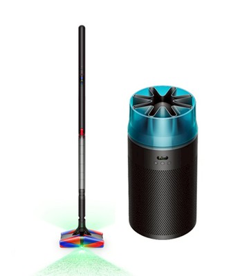 【多入採購超值組合】Dyson HushJet™ Purifier Compact 噴射氣流空氣清淨機 HJ10 (冰川藍)