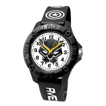 disney 迪士尼 漫威u9系列 兒童手錶/雙色膠錶 u9-9516  長24cm  黑  1個