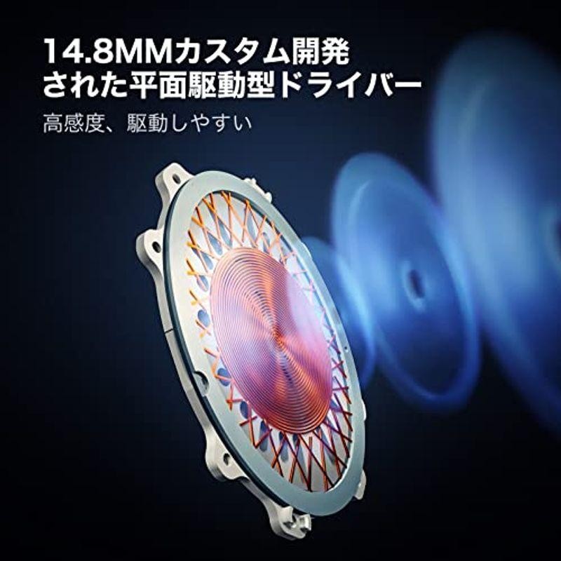 シャイニングゴールデン Letshuoer S12 平面駆動イヤホン 14.8mm 平面