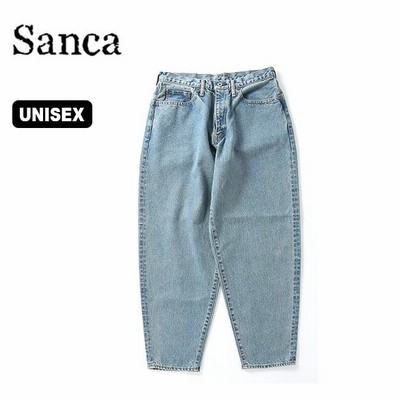 Sanca サンカ 濃紺デニム 3 赤耳 美品 Sanca サンカ テーパードデニム グレー GRAY DENIM TAPERED 5P PT04