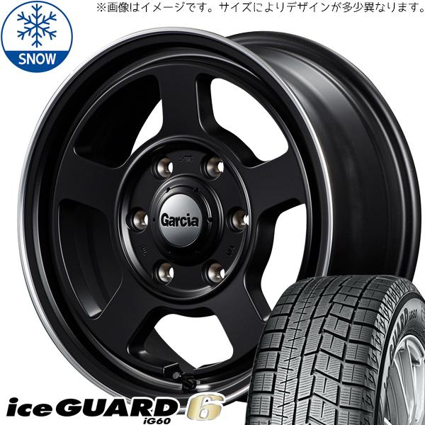 215/65R16 スタッドレスタイヤホイールセット ハイエース (YOKOHAMA iceGUARD6 u0026 GARCIA Chicago5 6穴  139.7) | LINEショッピング