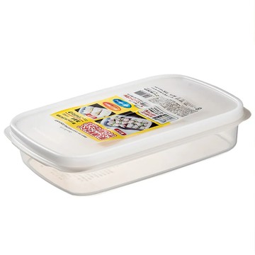 日本SANADA 日本製 扁型水餃專用冷凍保鮮盒 1500ml 共5入