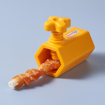 抗菌99.9% 狗寶貝長條型食物夾夾樂(橘色)適用長條形食物