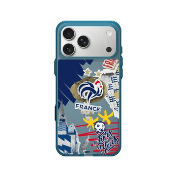 iPhone 17 Pro Max Clear (相機按鈕) 夜幕藍 - FFF - Logo - Collage