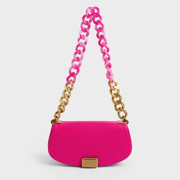 Sonnet 拼接鍊條肩背包