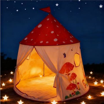 兒童室內小帳篷女孩公主游戲蘑菇屋家用蒙古包寶寶玩具男孩小房子