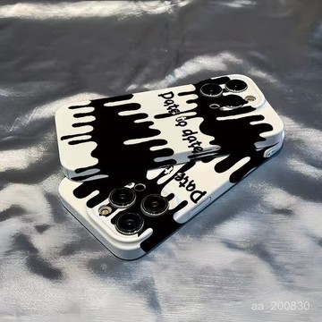 ✨限時下殺✨高級感黑白色iPhone15promax手機殻蘋果14P輕奢13/12菲林11硬殻xs