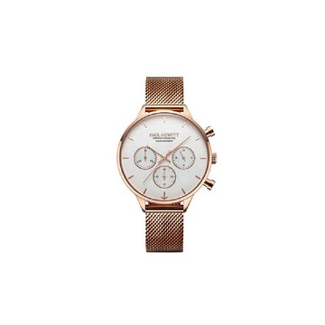 Watch Oceanpulse Line Rose Gold White Mesh Rose Gold
