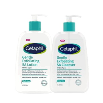 Cetaphil 舒特膚  特殊組包三酸煥膚嫩亮潔膚露236ml +三酸煥膚嫩亮修護乳236ml│舒特膚官方旗艦店