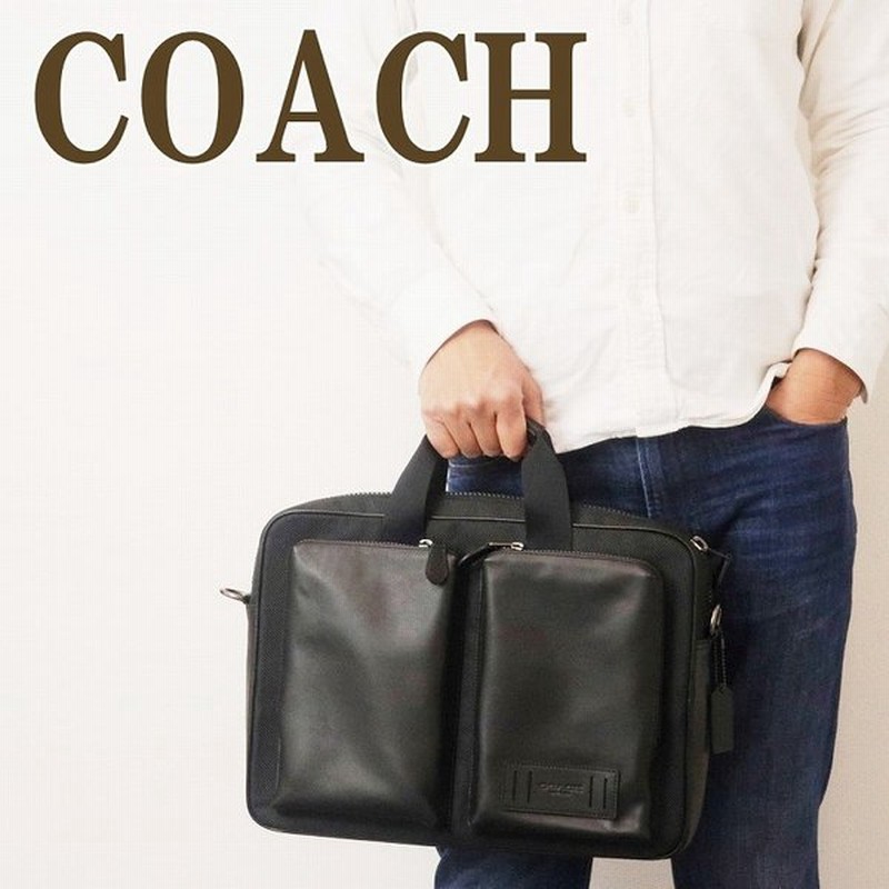 コーチ Coach バッグ メンズ トートバッグ ビジネスバッグ ブリーフケース 2way ショルダーバッグ ブラック 黒 6705qbbk 通販 Lineポイント最大0 5 Get Lineショッピング